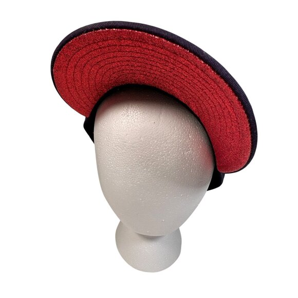 NFL Women's Houston Texans Logo Bling Sparkle Red Glitter Snapback Hat New Era - Picture 4 of 11